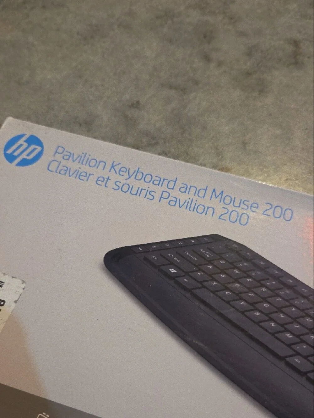 HP Black Wired Keyboard and Mouse Combo (Pavilion 200 Series)